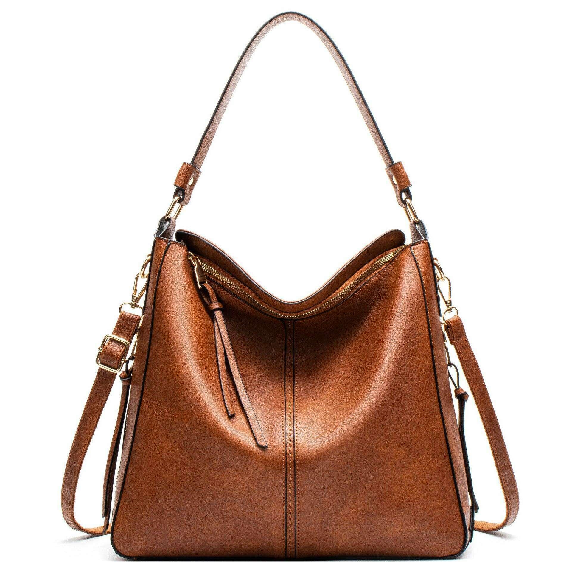 Women's leather shoulder bag