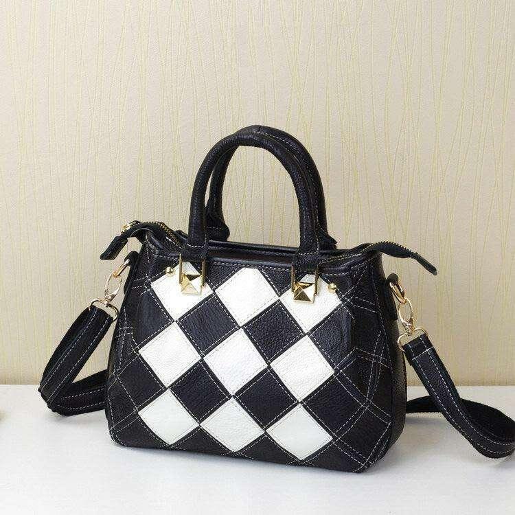 Patchwork leather bag