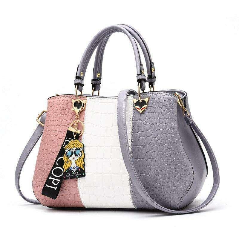 A handbag designed in a classic style for women