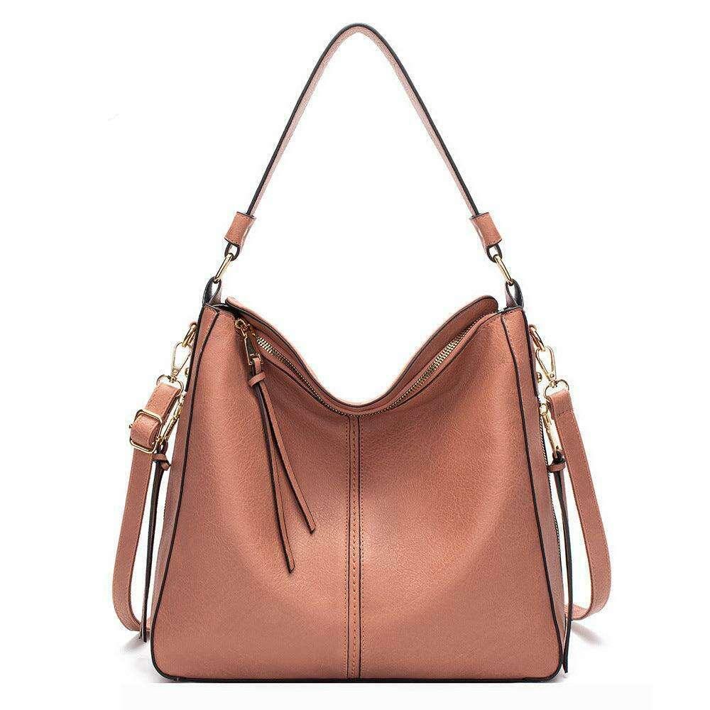 Women's leather shoulder bag