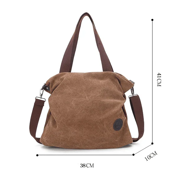 תיק צד מבד קנבס Kazum