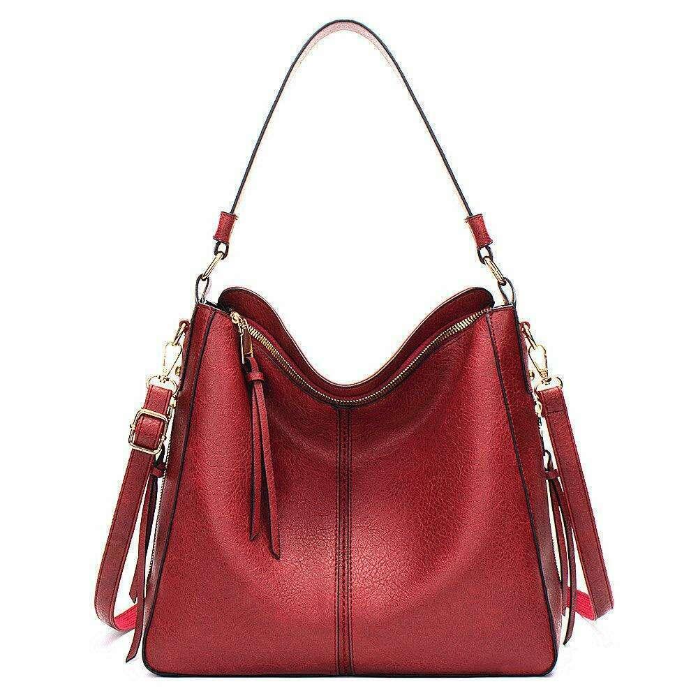 Women's leather shoulder bag