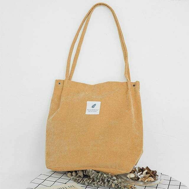 תיק כתף בד קטיפה לנשים Kazum