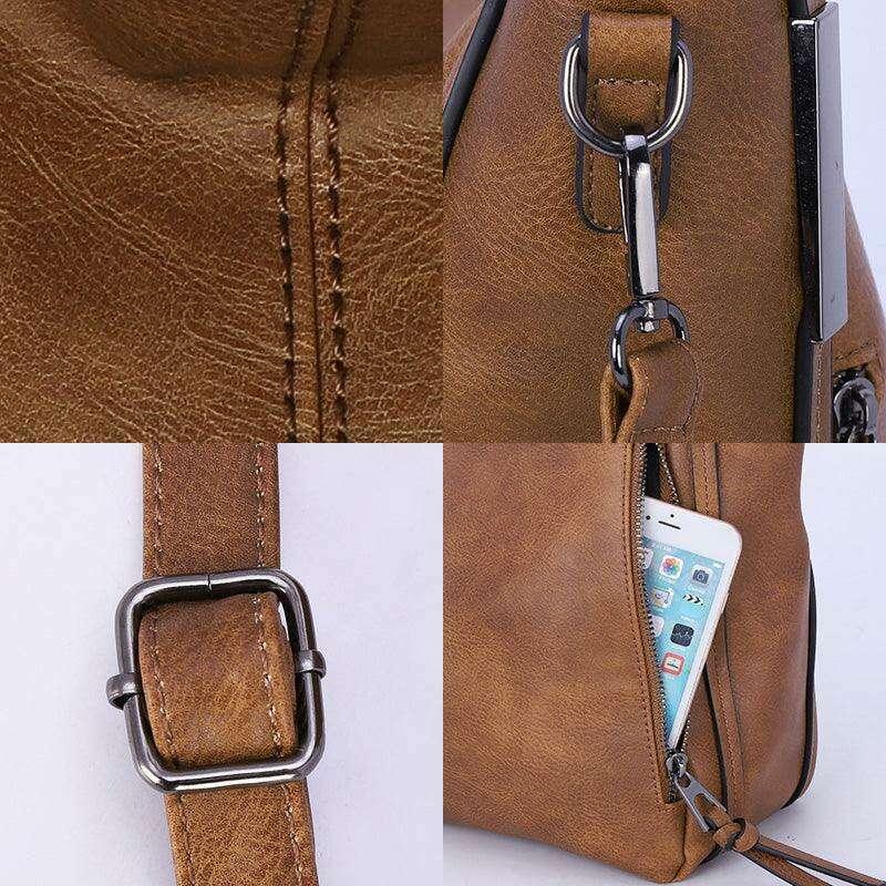 Women's brown shoulder bag
