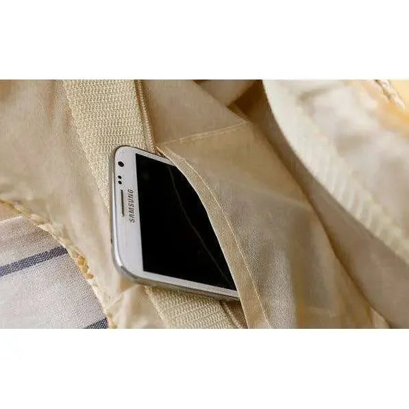 תיק קש פרחוני לנשים עם ידיות עגולות Kazum