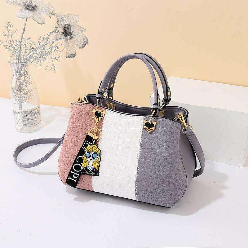 A handbag designed in a classic style for women