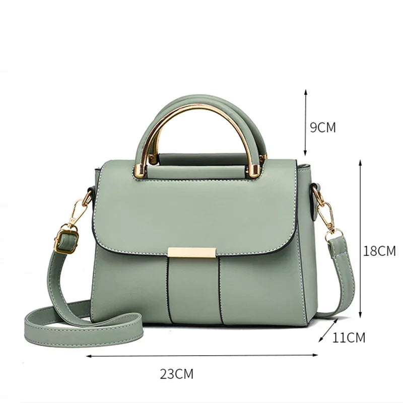 A women's side bag with an elegant and modern design