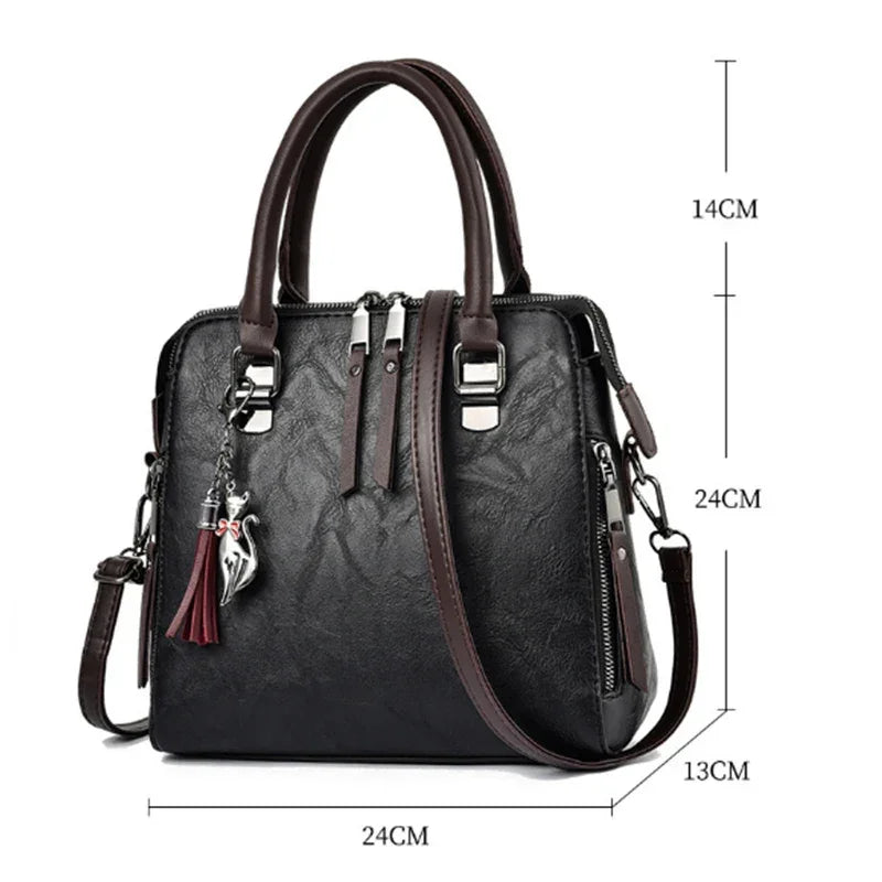 A fashionable handbag for women with a classic and luxurious design