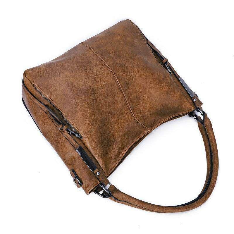 Women's brown shoulder bag