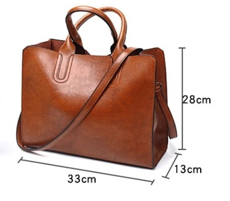 Classic leather bag for women – elegant design and perfect comfort