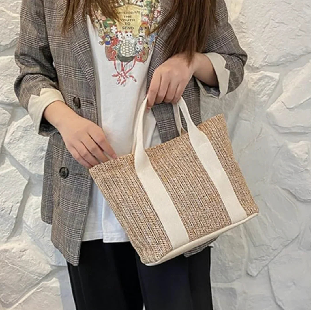 תיק קש מרווח לנשים