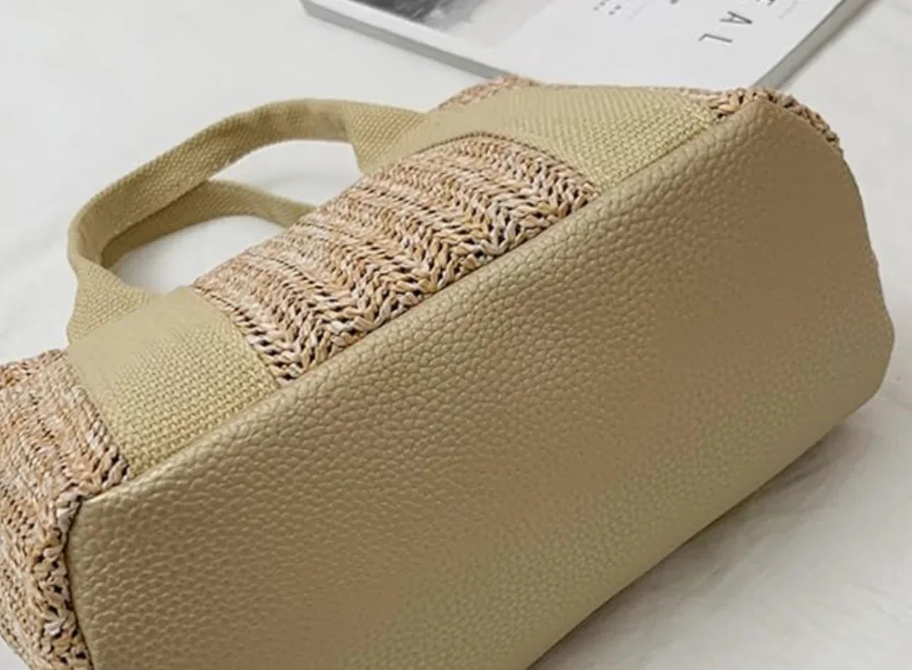 תיק קש מרווח לנשים