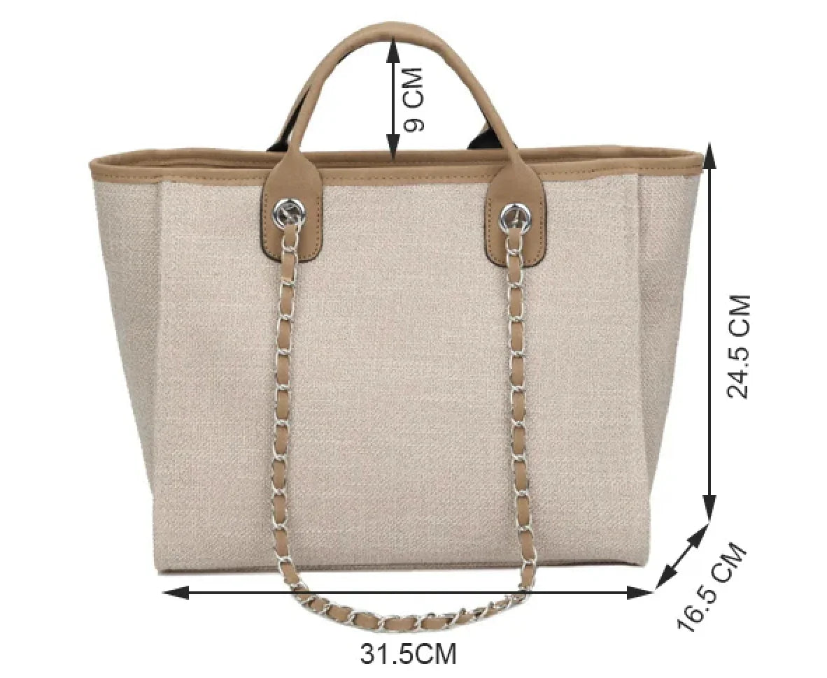 תיק בד קלאסי לנשים – פונקציונליות עם סטייל