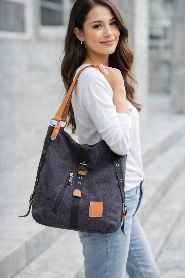 תיק בד רב-תכליתי לנשים