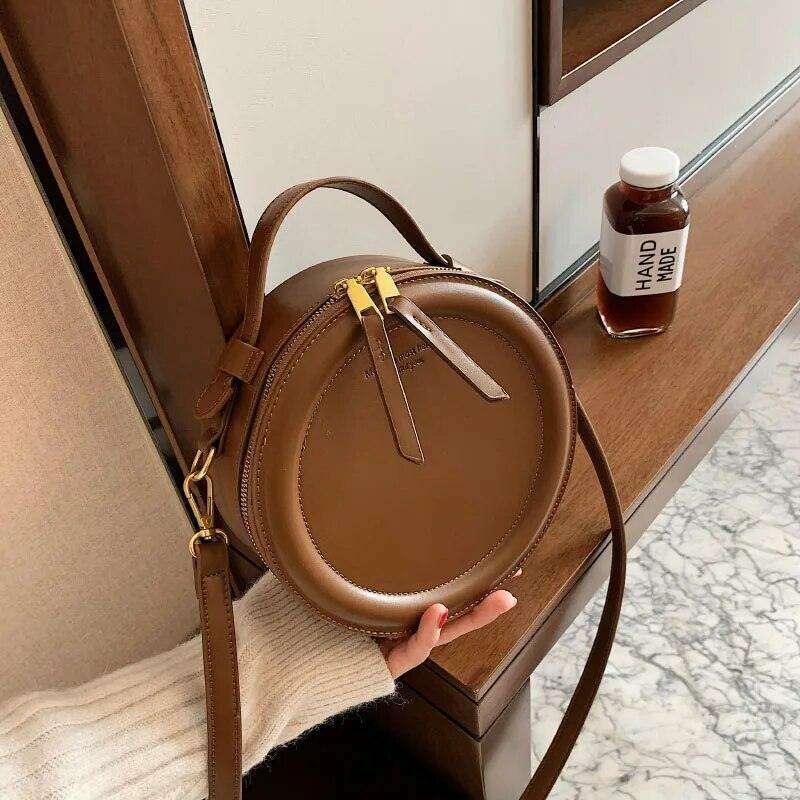Women's round side bag