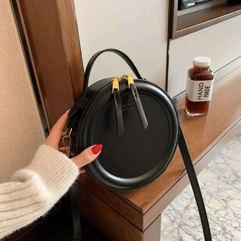 Women's round side bag