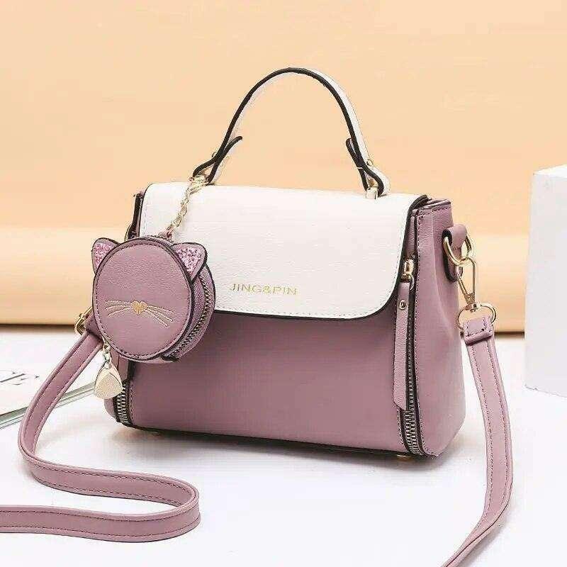 A women's side bag in an elegant design with a cute touch