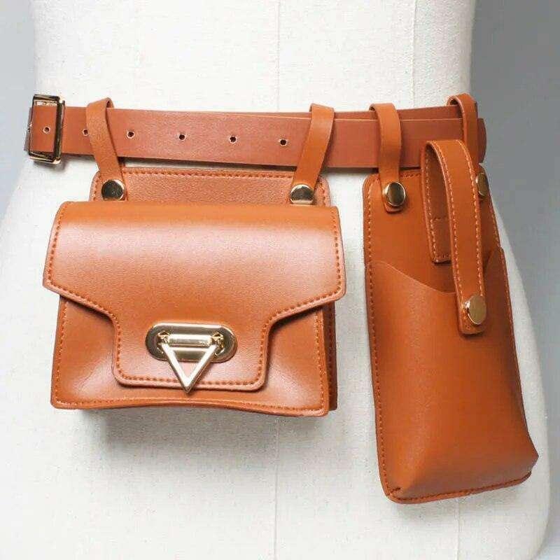 A set of waist bags for women with an elegant and modern design