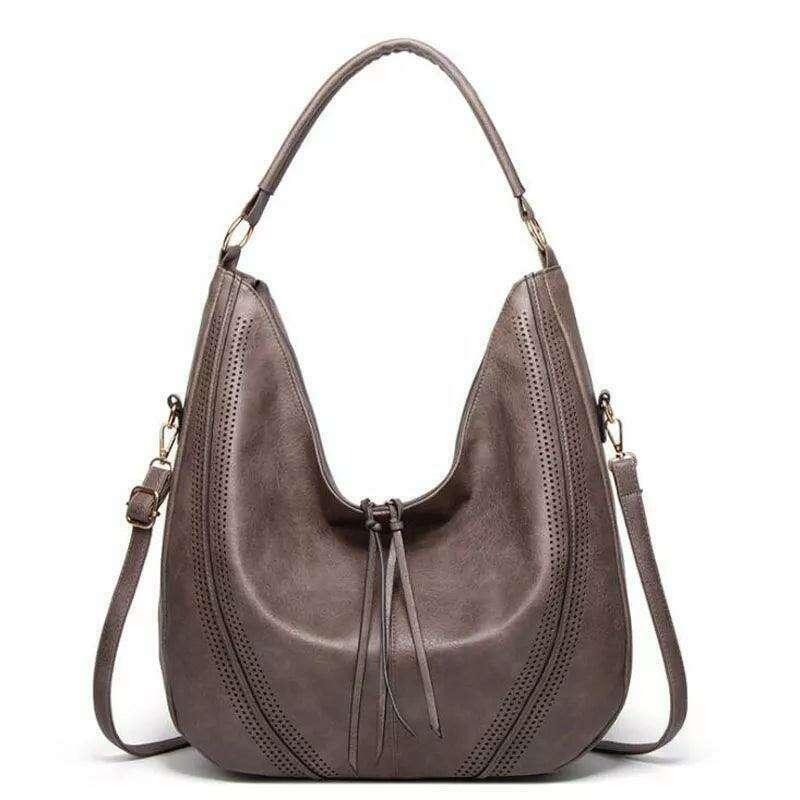 Luxury leather shoulder bag for women