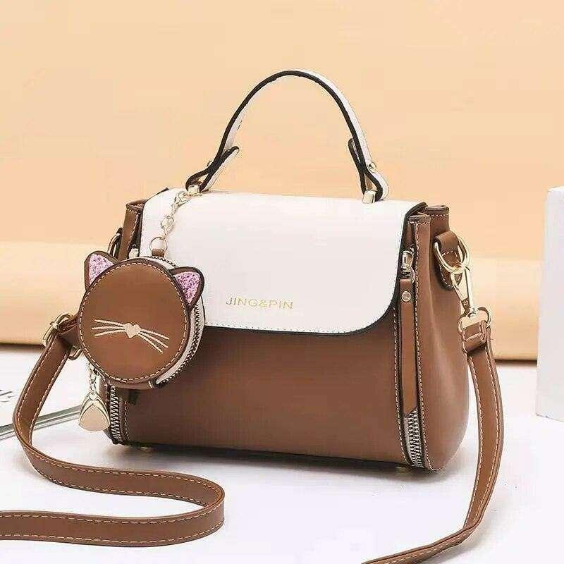 A women's side bag in an elegant design with a cute touch