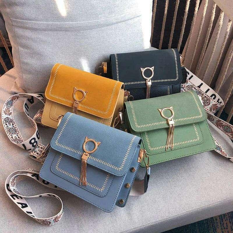 Fashionable leather bag for women