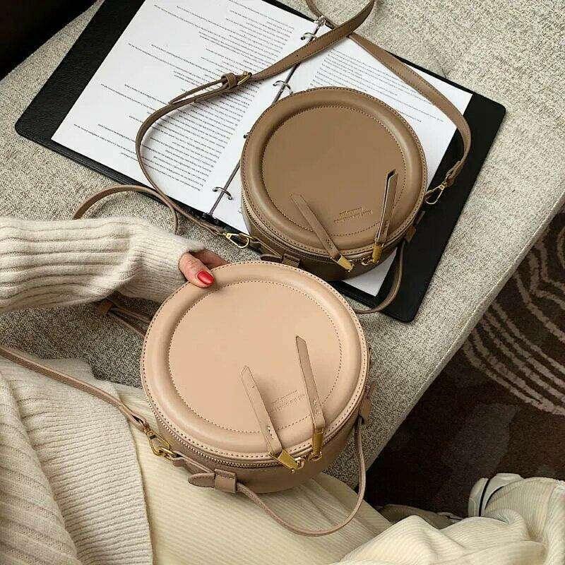 Women's round side bag