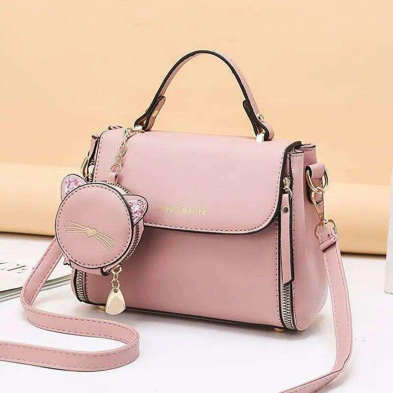 A women's side bag in an elegant design with a cute touch