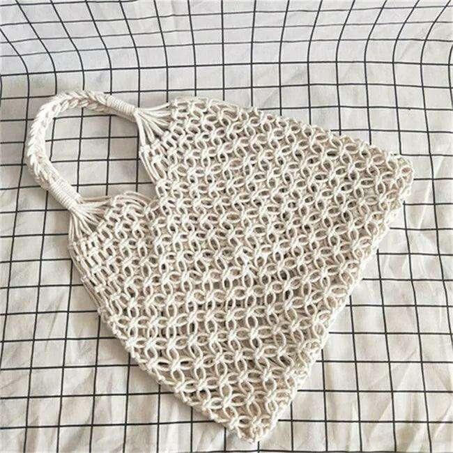 Handmade woven sack bag