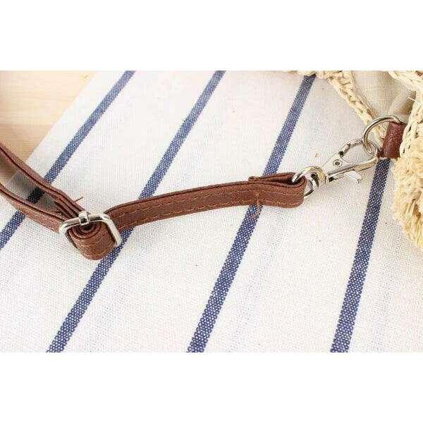 Bohemian Tassel Round Straw Bag