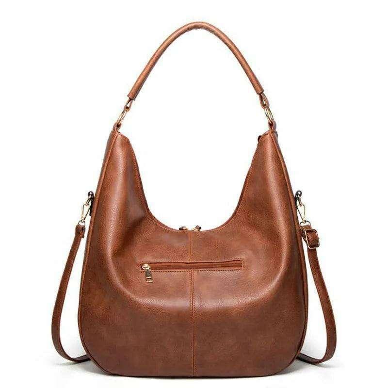 Luxury leather shoulder bag for women