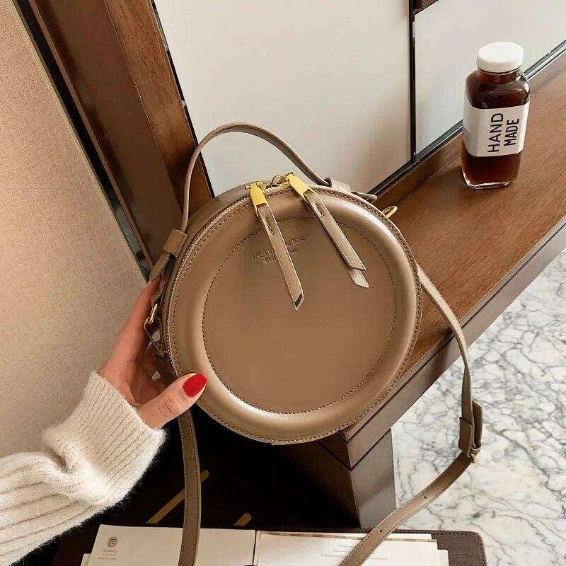 Women's round side bag