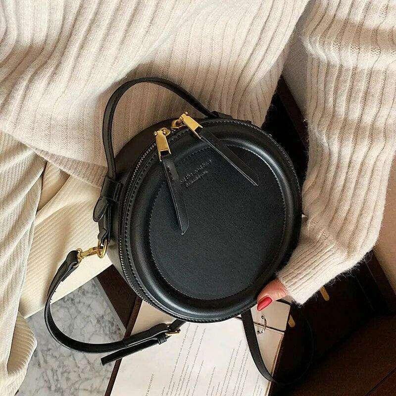 Women's round side bag