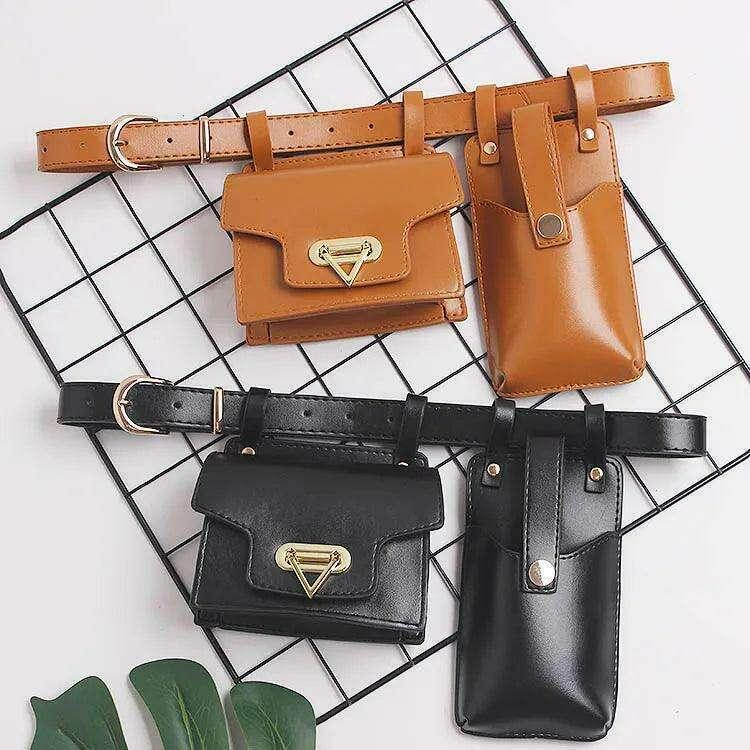 A set of waist bags for women with an elegant and modern design