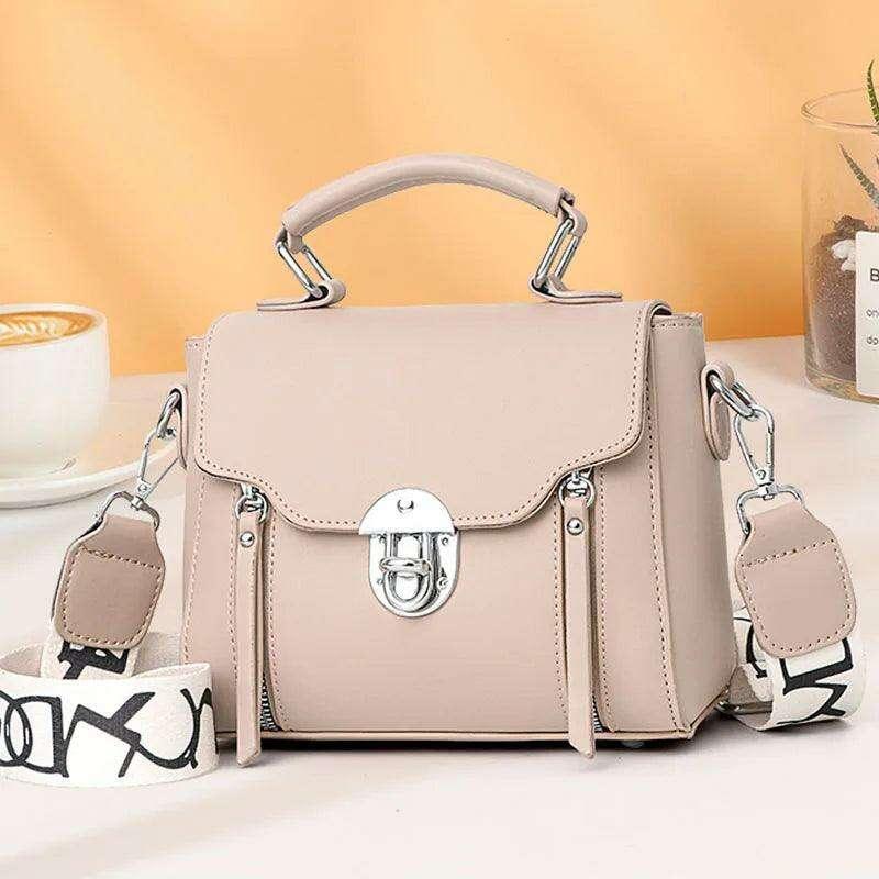 Handbag with adjustable shoulder strap for women