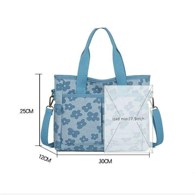 Women's canvas shoulder bag