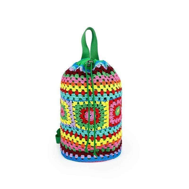 Crochet granny bag