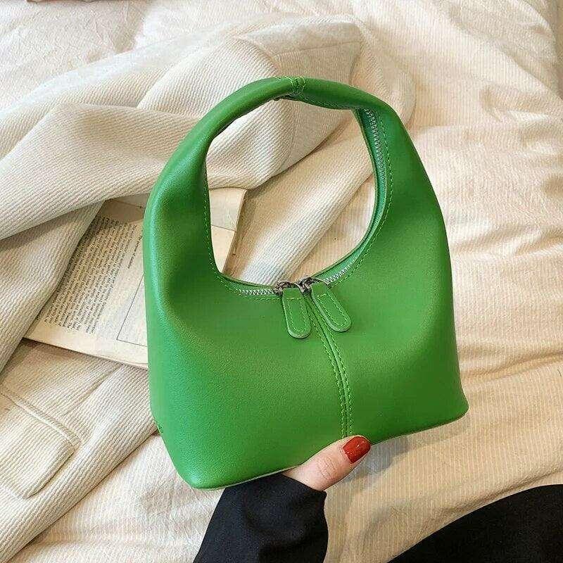 A women's handbag with a unique and elegant design