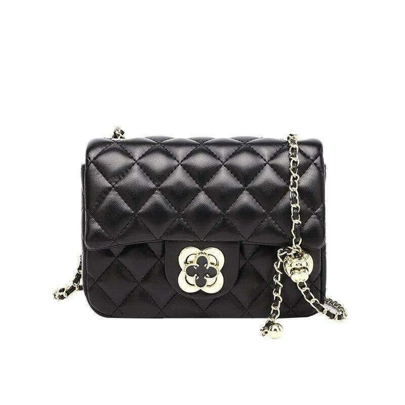 Classic women's crossbody bag with luxurious stitching design