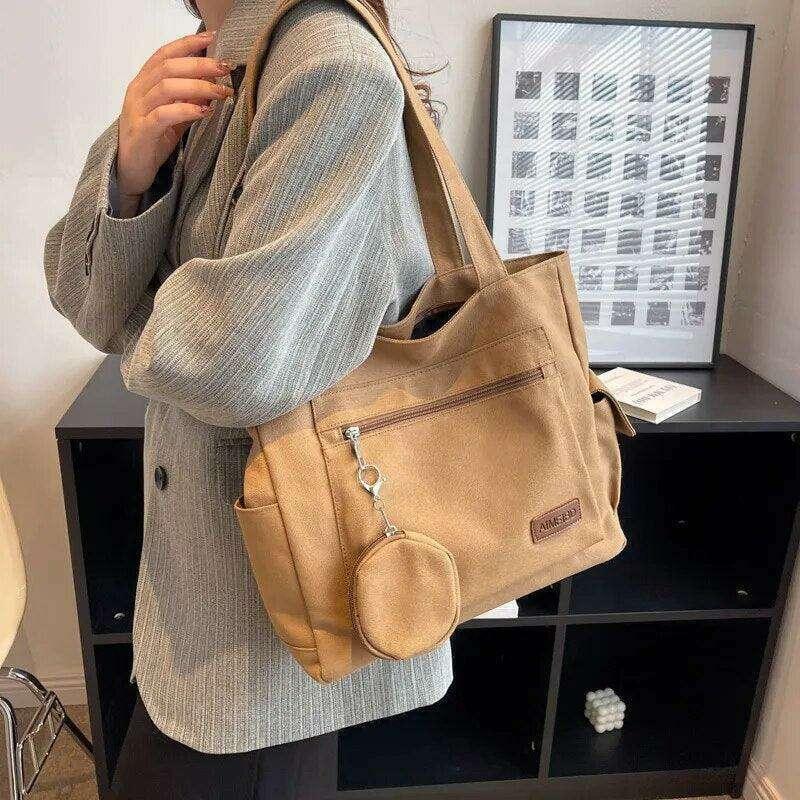 Fashionable canvas bag for women 