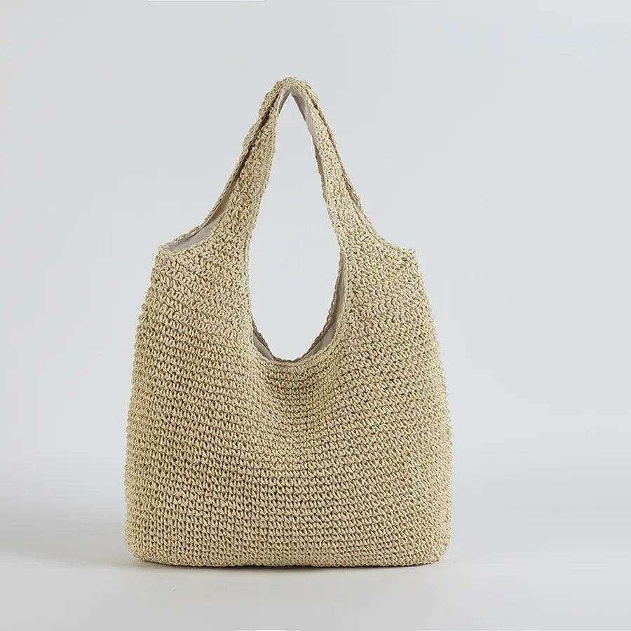 Fashion Straw Shoulder Bag for Women