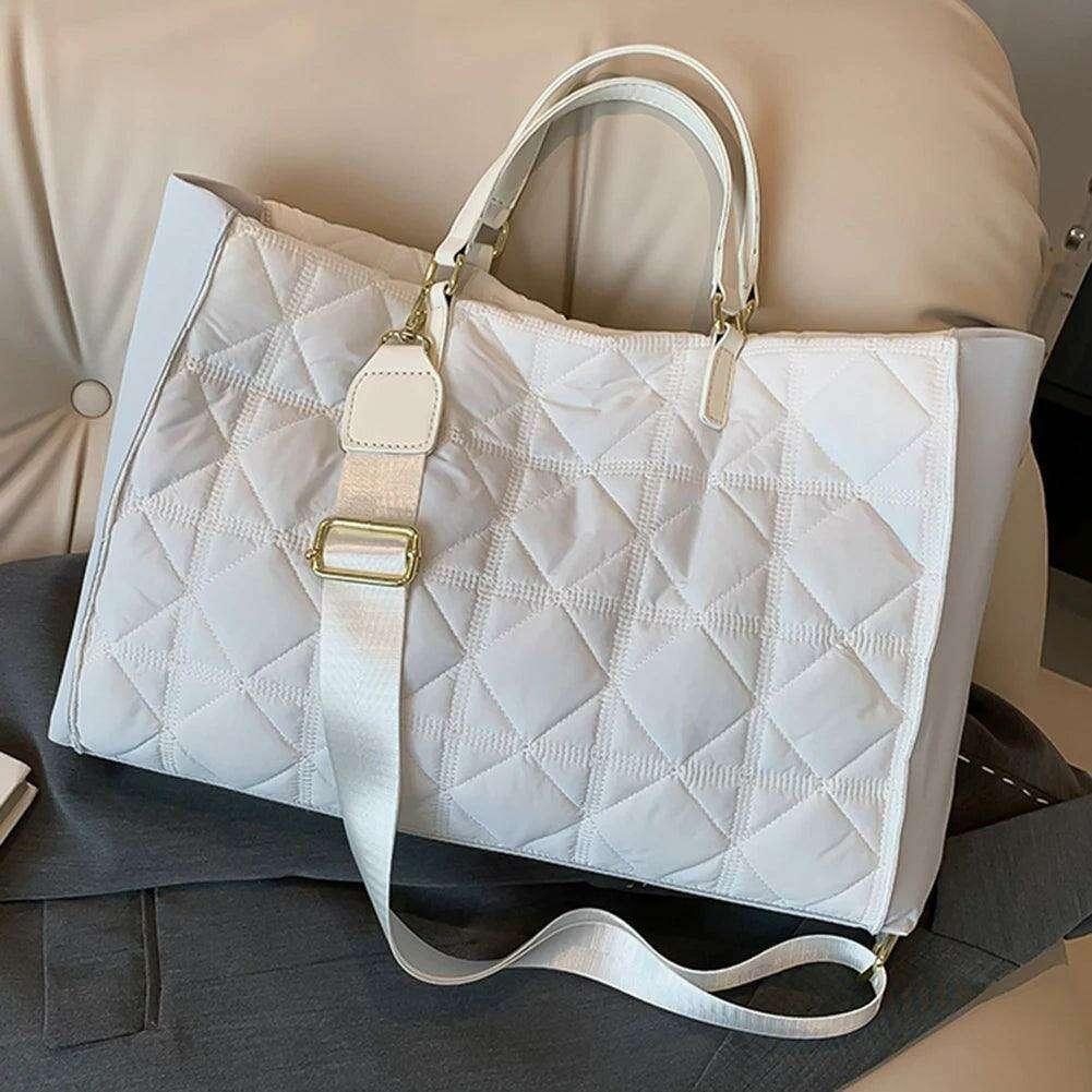 תיק כתף קווילט יוקרתי לנשים