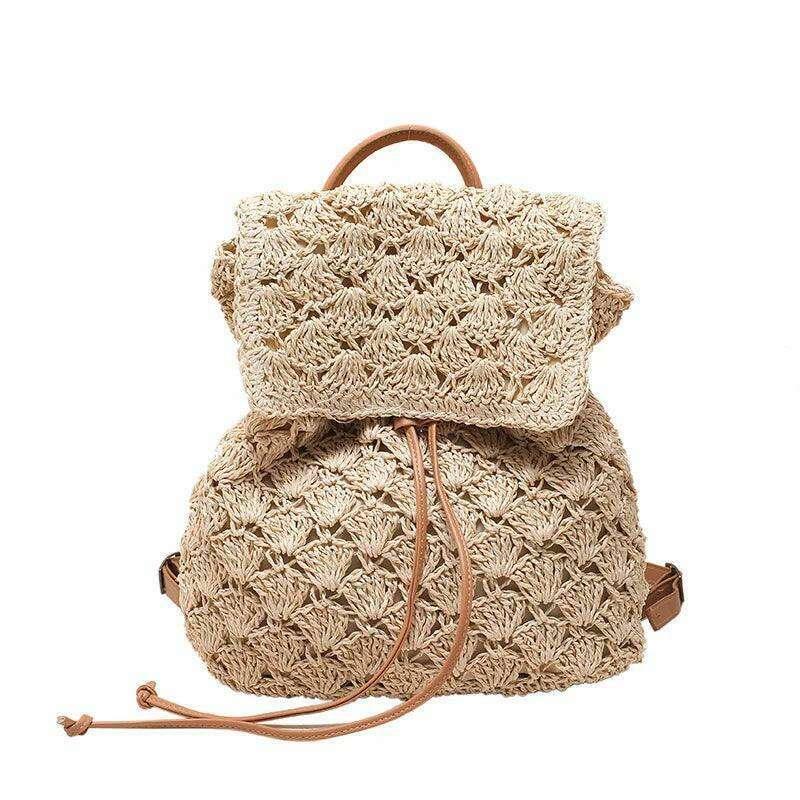 Women's woven backpack