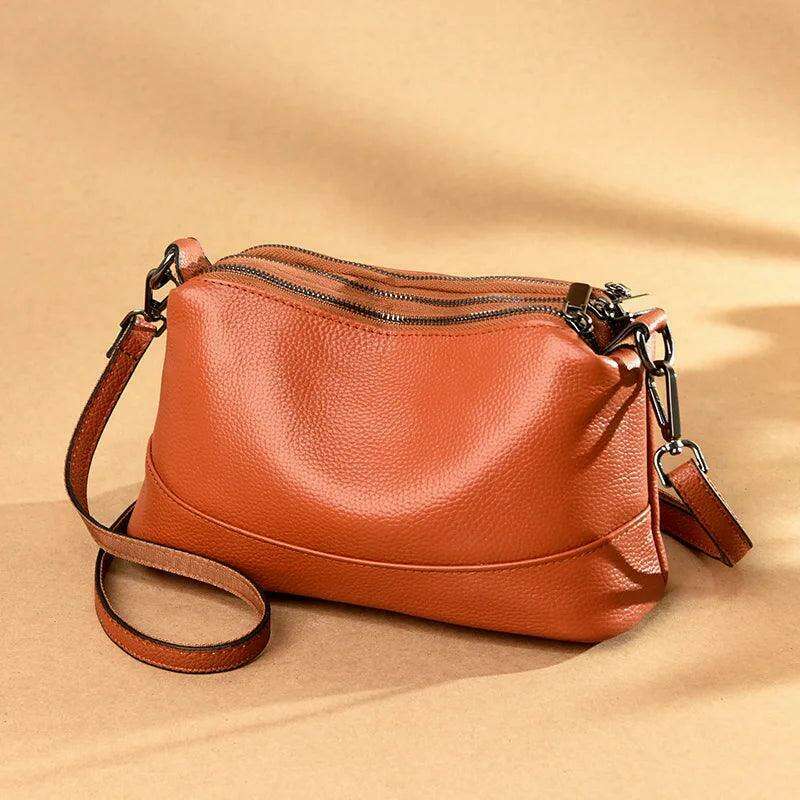 Small leather crossbody bag for women - comfort, beauty and style in one day