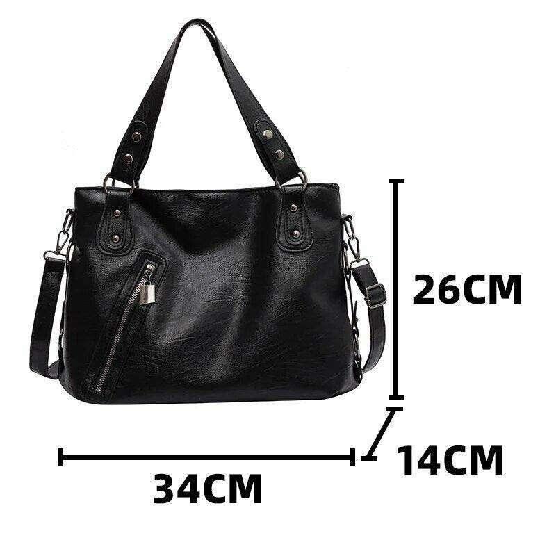 Black leather bag for women – elegant and versatile design