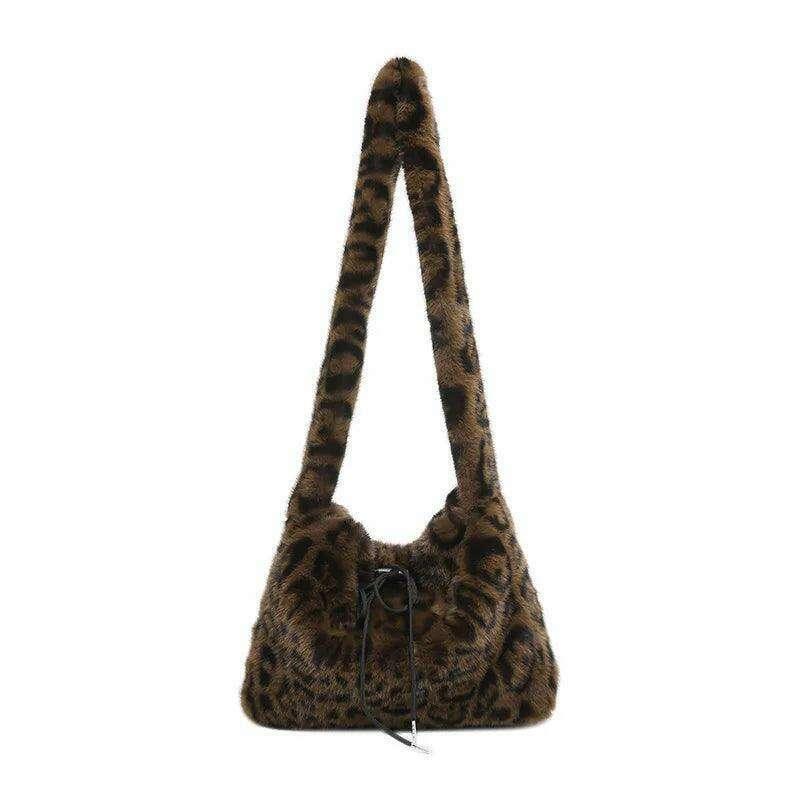 Furry shoulder bag for women - a perfect combination of style and comfort