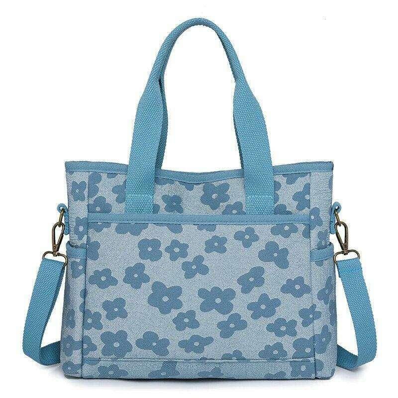 Women's canvas shoulder bag