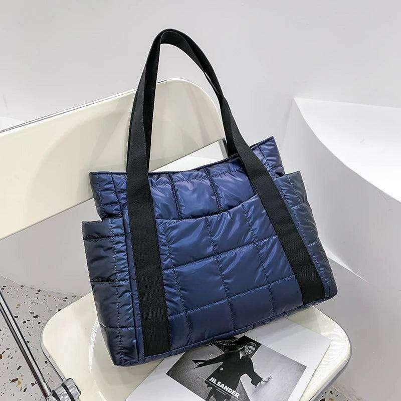 Women's padded tote bag