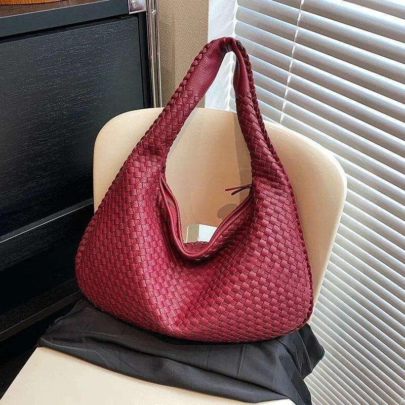 Women's braided side bag