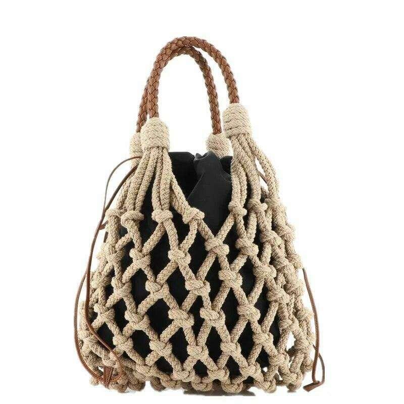 Natural design mesh bag for women