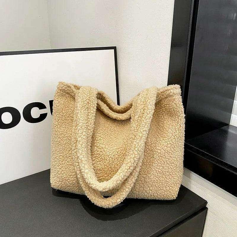 Women's Furry Shoulder Bag